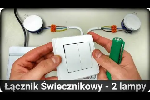 Podwójny włącznik światła (3 kable): Podłącz bezpiecznie sam!