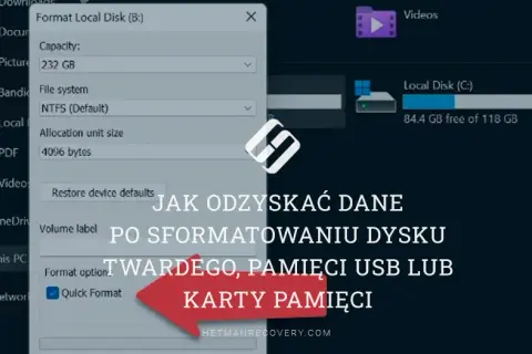 Pendrive prosi o format? Odzyskaj dane! Poradnik krok po kroku