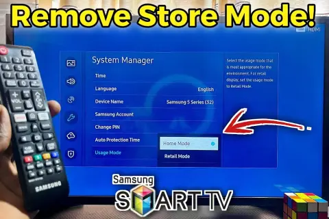 Wyłącz tryb sklepowy Samsung bez pilota: Odzyskaj swój TV!