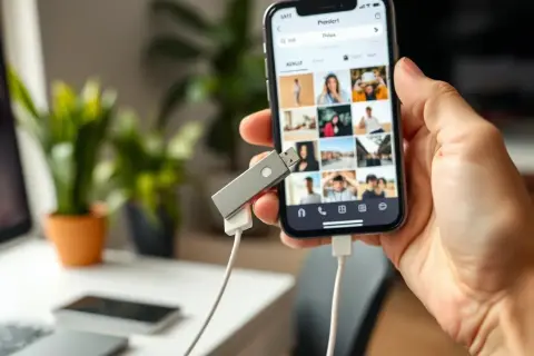 Jak zgrać zdjęcia z iPhone na pendrive? Bez komputera i problemów!