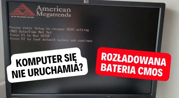 Komputer zapomina datę? Wymiana baterii BIOS krok po kroku