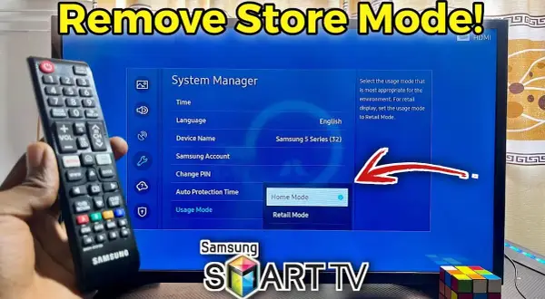 Wyłącz tryb sklepowy Samsung bez pilota: Odzyskaj swój TV!