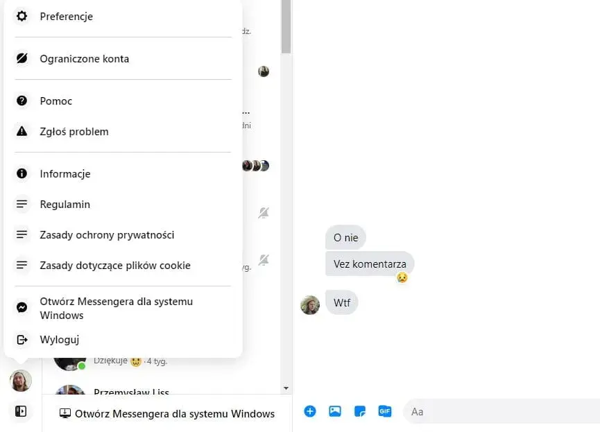Messenger iPhone: Jak się wylogować, gdy nie ma przycisku?
