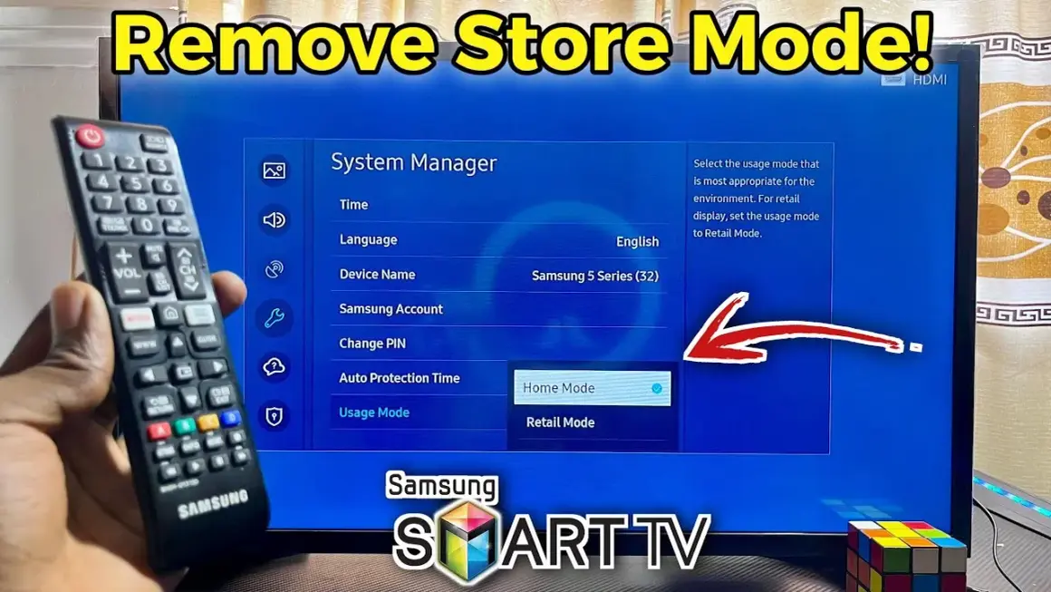 Wyłącz tryb sklepowy Samsung bez pilota: Odzyskaj swój TV!