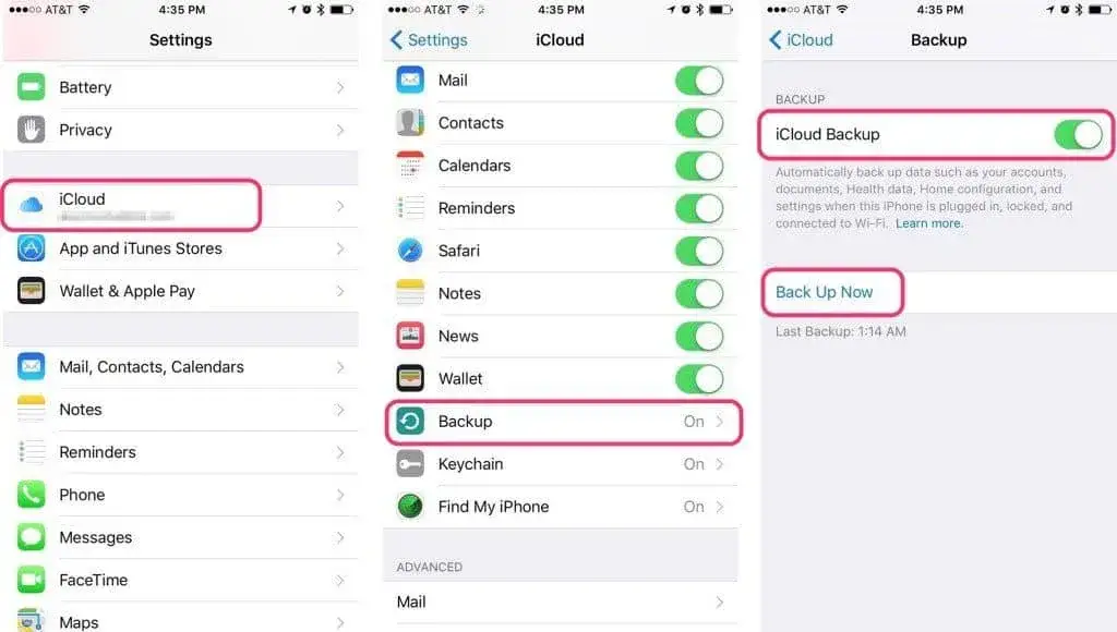 kopia zapasowa iPhone iCloud iTunes