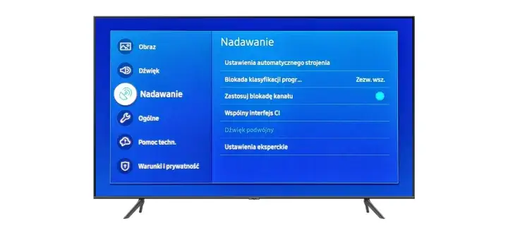 telewizor Samsung strojenie kanałów DVB-T2