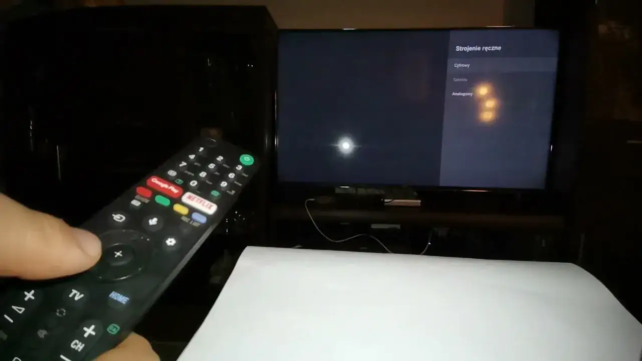 diagnostyka sygnału telewizyjnego sony bravia